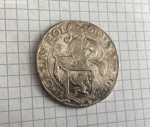 Красивый левендальдер(левковый талер) Голландия 1576г.