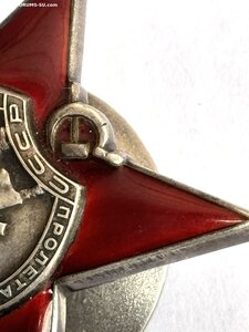 Красная звезда трехклепка 28451 на пограничника