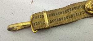 Ремень адмиральский ВМФ СССР, с подвесами для кортика