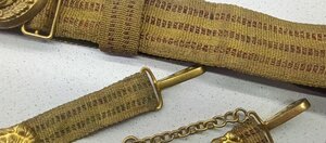 Ремень адмиральский ВМФ СССР, с подвесами для кортика