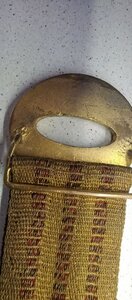 Ремень адмиральский ВМФ СССР, с подвесами для кортика