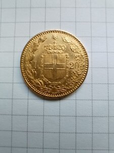 20лир 1881г