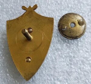 Знак гимнастического общества ЮНАКЪ 1898 г. Болгария