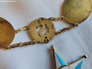 Орден Звезда Сомали 1-й (?) степени на шейной цепи