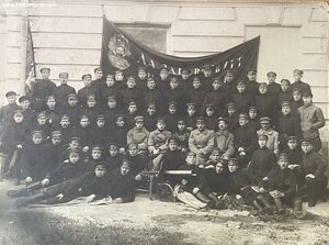 Большое фото курсантов школы агентов ОГПУ, 1922 год.