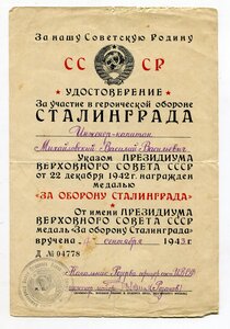 СТАЛИНГРАД. Инженерные Войска Степного Фронта.