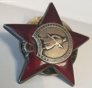 Красная звезда на пограничника,  командира группы снайперов