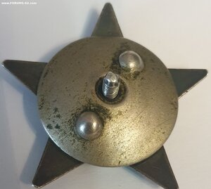 Красная звезда на пограничника,  командира группы снайперов