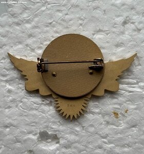 Золотой знак Орёл Выслуга 8 лет. ЧВК Вагнер. Золото 585 пр.