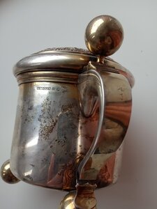кружка на шарах серебряная Болин