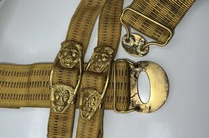 В продаже Парадный офицерский пояс Злые львы, ВМФ СССР