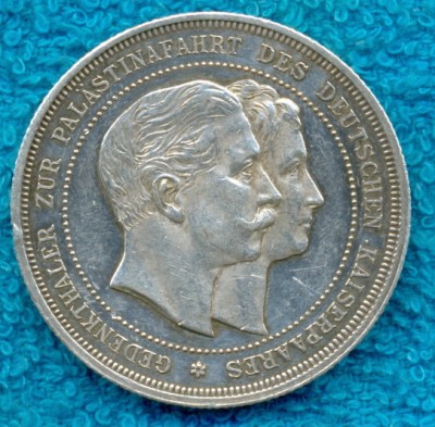 GEDENKTHALER;  1 Марка и 3 Марки  1924г.