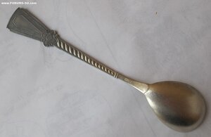 Комплект чайных ложек (серебро 916пр.,эмаль)