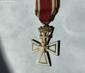Данцигский Крест 2 класса в родном сборе с колодкой и лентой