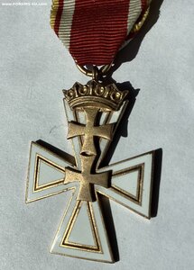 Данцигский Крест 2 класса в родном сборе с колодкой и лентой