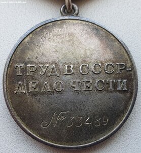 Трудовая доблесть № 33.489