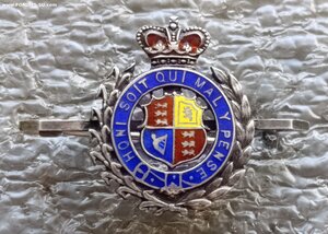 Офицерский знак серебро Великобритания