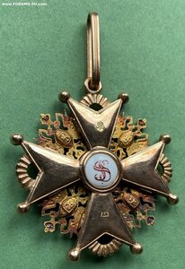Станислав 2 ст АК . золото.