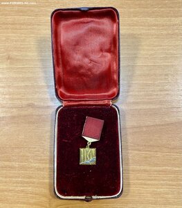 Знак Лауреат премии Ленинского комсомола # 1174. Номерной!