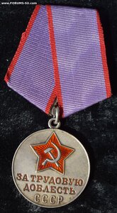 Медаль Трудовая Доблесть.
