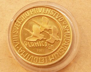 Югславия 10000 динар 1985 золото