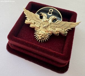 ЧВК Золотой Орел 8 лет выслуга Золото 21.85 гр. 585 пр.
