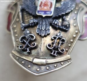 Полковой знак 10 Новгородский драгун.полк Ag