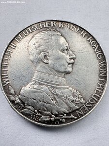 Юбил. 2 марки 1913г. Вильгельм II