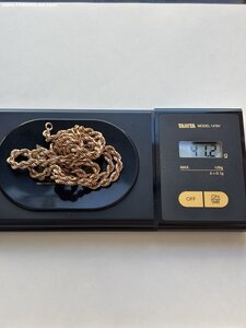 Золотая цепочка,веревка,583 проба,продажа