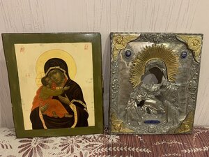 Владимирская Богородица в окладе+ киот.