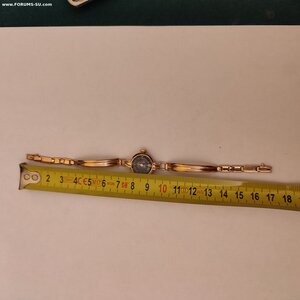 Женские золотые часы Чайка с браслеьом 583пр