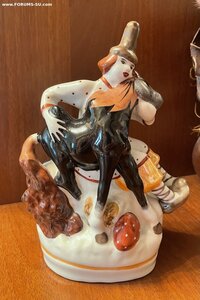 Статуэтка "Конёк-горбунок" из триптиха. авт. С. Орлов. зелен
