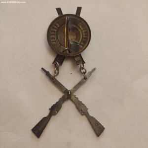 Знак За Отл. Стр. с подвесными винтовками, 84пр.Генрих Кань.
