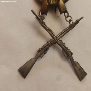 Знак За Отл. Стр. с подвесными винтовками, 84пр.Генрих Кань.