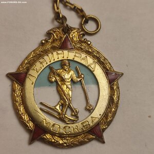 Жетон , лыжный пробег Ленинград-Москва 1933-34г.