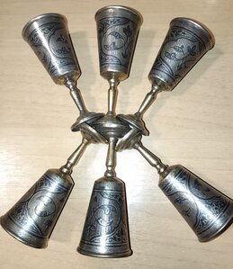 Рюмки 6шт. ( 875 пр )