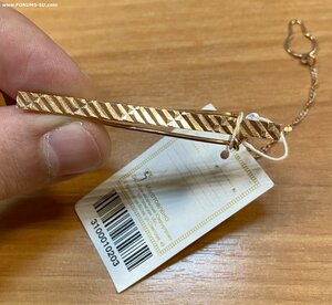Золотой зажим для галстука. Магазинная бирка. Новый. 585 пр.