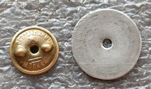 Гайка к знаку ОСОАВИАХИМ Москва с шайбой