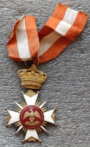 Крест За заслуги перед г. Палермо Италия