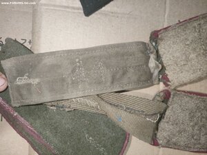 Погоны матроса морской пехоты Северного Флота обр.1943