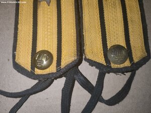 Погоны старшего офицера каперанга Советского флота обр 1943