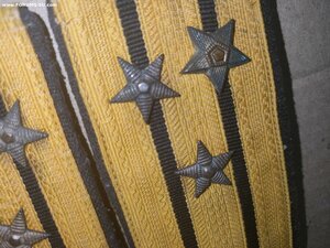 Погоны старшего офицера каперанга Советского флота обр 1943