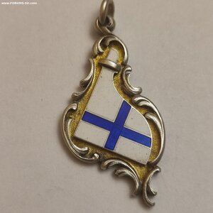 Серебряный жетон Яхт-клуба.