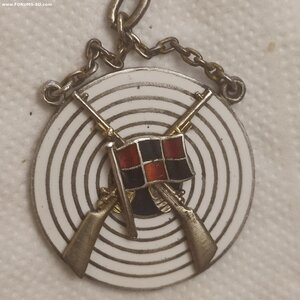 Сер. Жетон Стрельба, Центр. Дом физ.культуры Ленинграда.1927