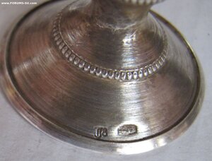 Комплект рюмок ( 6 шт) серебро 875 пр.