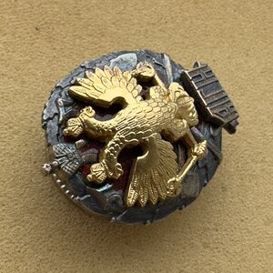 Знак академии горных наук АГН серебро ММД