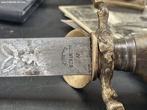 Кинжал с чехлом 3 Рейх Solingen