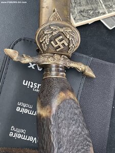 Кинжал с чехлом 3 Рейх Solingen