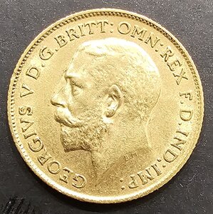 1/2 соверена 1912 год . Отличная .