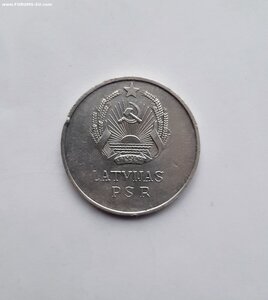 ШМ Латвийская ССР - 32мм - серебро образца 54 года.